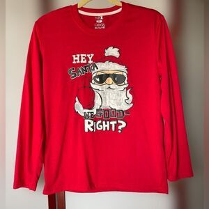 Holiday Red Long Sleeve Tee For Kids Size (16/18)